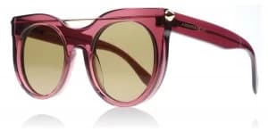 Alexander McQueen AM0001S Sunglasses Purple 004 52mm