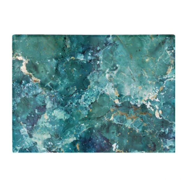 Warren Reed Designer Bright Teal Quartz Effect Chopping Board