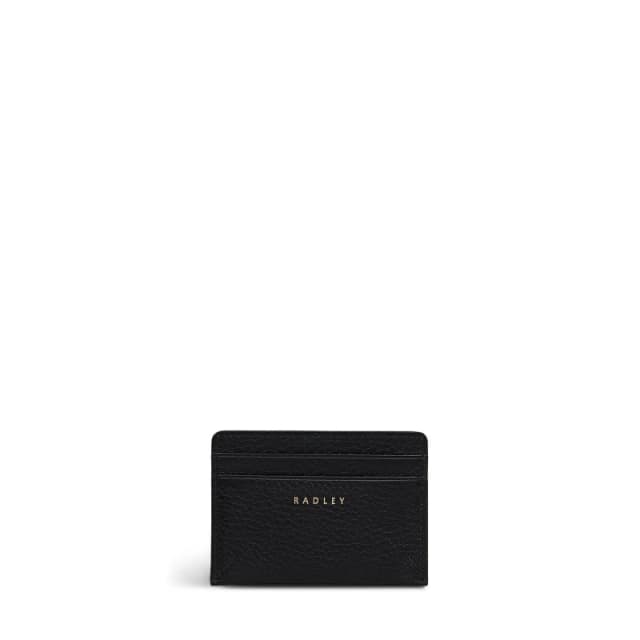 Radley Womens Dukes Place Croc-Embossed Leather Card Holder Card Holders One Size Black 73147003000