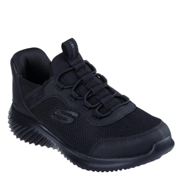 Skechers Bounder - Brisk-Burst Slip On Trainers Unisex Kids Black unisex 3 (36)