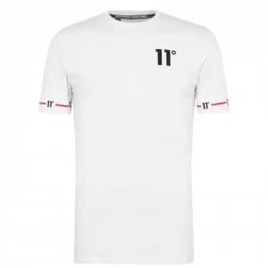 11 Degrees Cuffed T Shirt - White
