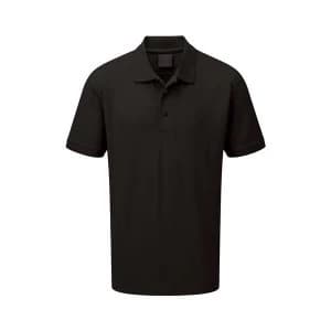 Click Workwear Polo Shirt Polycotton 200gsm 2XL Black