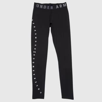 Under Armour Favorite Graphic Leggings In Black & White