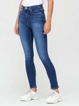 Calvin Klein Jeans Ckj 010 High Rise Skinny - Blue