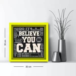 3030AHS-022 Multicolor Decorative Framed MDF Painting