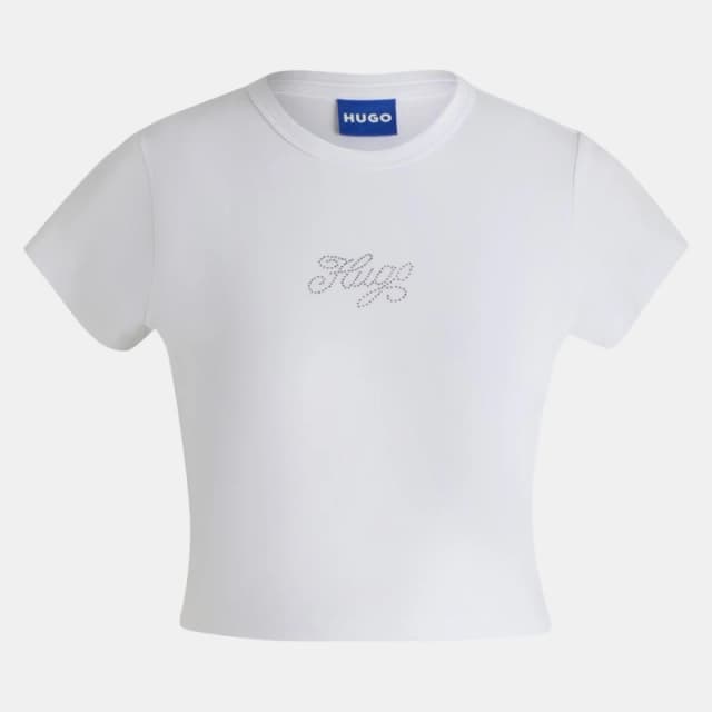 Hugo Womens Baby Tee White female XS