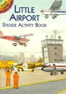 little airport sticker activity book
