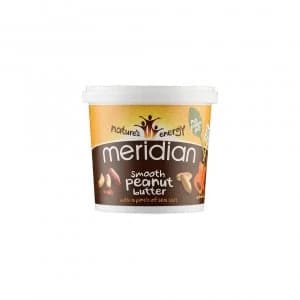 Meridian Natural Smooth Peanut Butter + Salt - No Added Sugar - 1000g