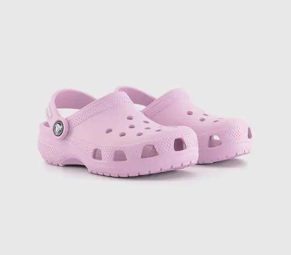 Crocs Classic Kids Clogs Ballerina Pink Synthetic, 11 Youth