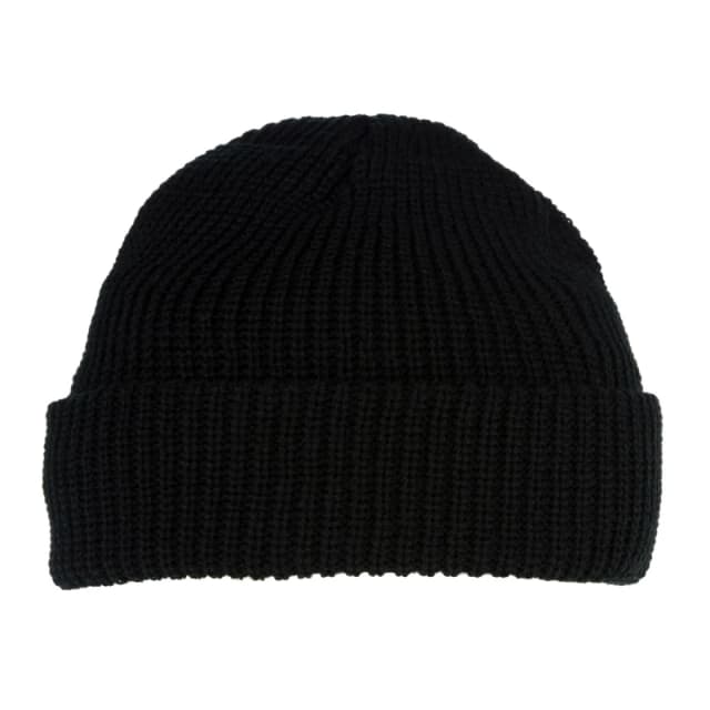 Regatta Professional Mens Fully Ribbed Winter Watch Cap Hat in Black Male One Size