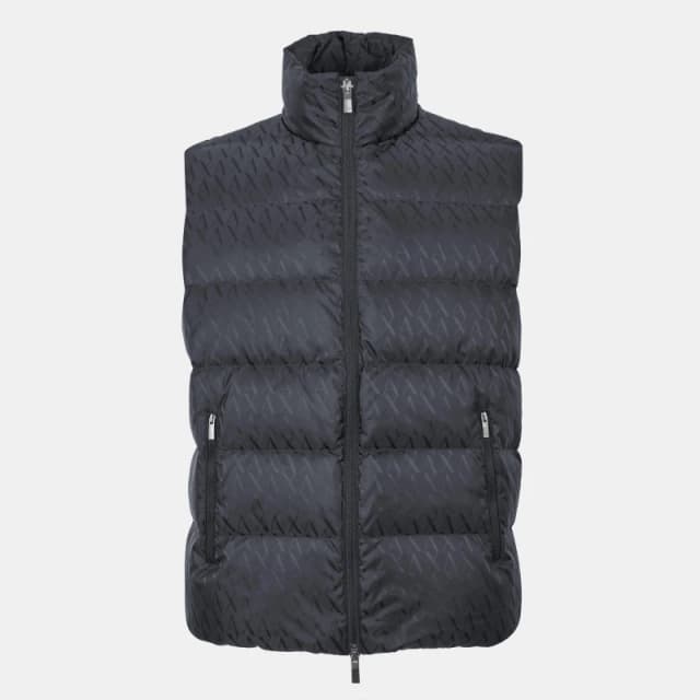 Armani Exchange Mens Down Quilted Sleeveless Gilet Deep Navy male M