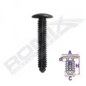 ROMIX Clip C70181 FORD,Fiesta Mk6 Schragheck (JA8, JR8),Fiesta Mk5 Schragheck (JH1, JD1, JH3, JD3),FOCUS III Turnier