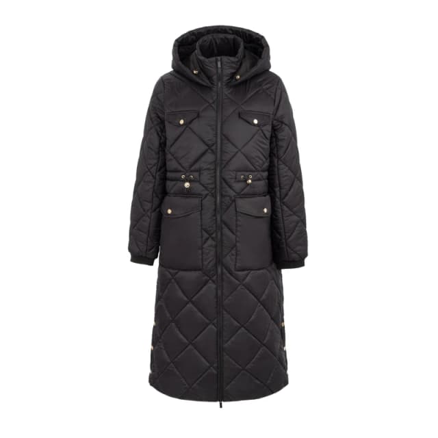 Firetrap Womens Quilted Short Puffer Jacket Black female 8 (36)