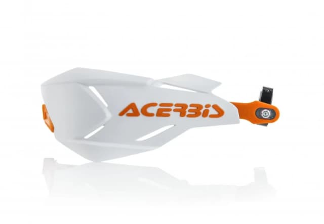 0022397.229 - Acerbis X-Factory Hand Guards - White/ Orange 0022397.229