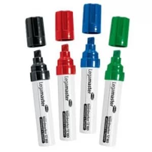 Legamaster 7-118094 boardmarker TZ 180 Whiteboard marker Blue, Green, Red, Black 4 pcs/pack