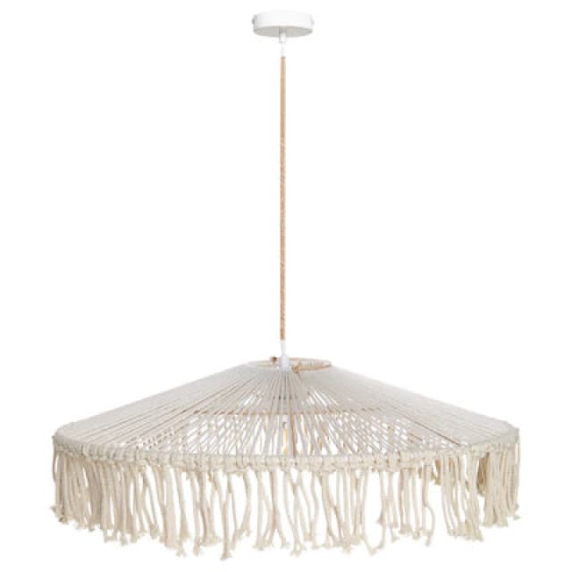 Beliani Pendant Lamp Akobo Paper Rope Beige