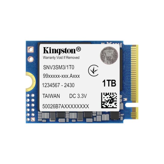 Kingston Technology Kingston Technology 1000G NV3 M.2 2230 NVMe SSD SNV3SM3/1T0