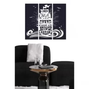 MDF321342770 Multicolor Decorative MDF Painting (3 Pieces)