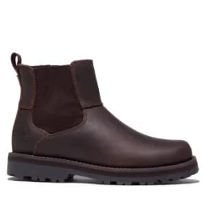 Timberland Courma Kid Chelsea Boot For Youth In Dark Brown Brown Kids, Size 1