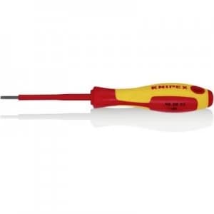 Knipex VDE VDE Slotted screwdriver Blade width: 2.5mm Blade length: 75mm DIN EN 60900