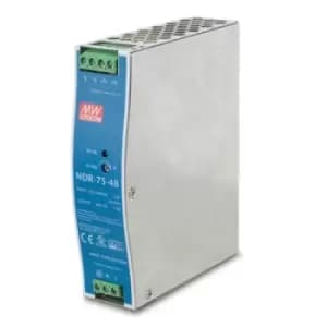 PWR-75-48 - 75 W - 100 - 240 V - 50 - 60 Hz - 1.45 A - Ul508 - TUV EN60950-1 - Blue - Grey