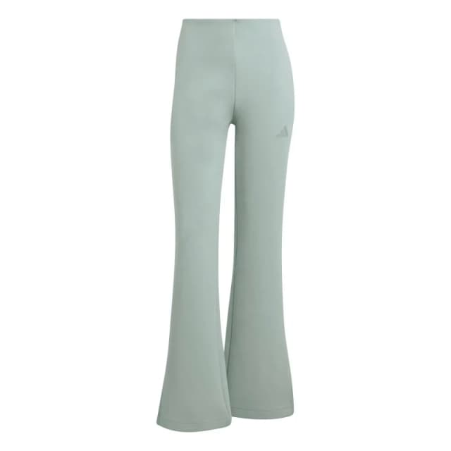 Adidas Womens flared Trousers adidas Soft Lux Vert Female XS