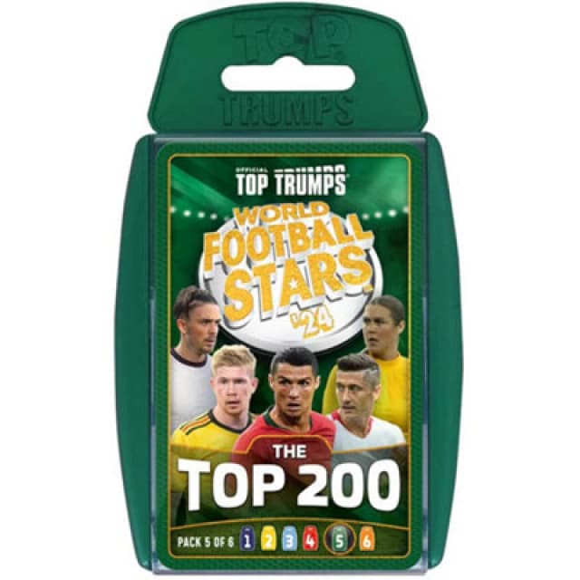 World Football Stars Top 200 Top Trumps - Pack 5 One Colour W3O3V Unisex