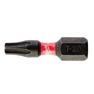 Milwaukee Power Tools SHOCKWAVE Impact Duty Bits TX30 25mm (Pack 25)