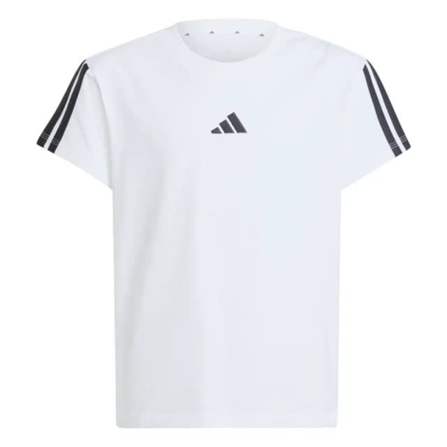 Adidas Girl's T-Shirt adidas Essentials 3-Stripes Blanc Female 9/10 years