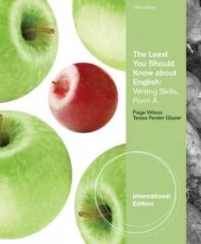 The Least You Should Know about English Form a by Teresa Glazier Paperback