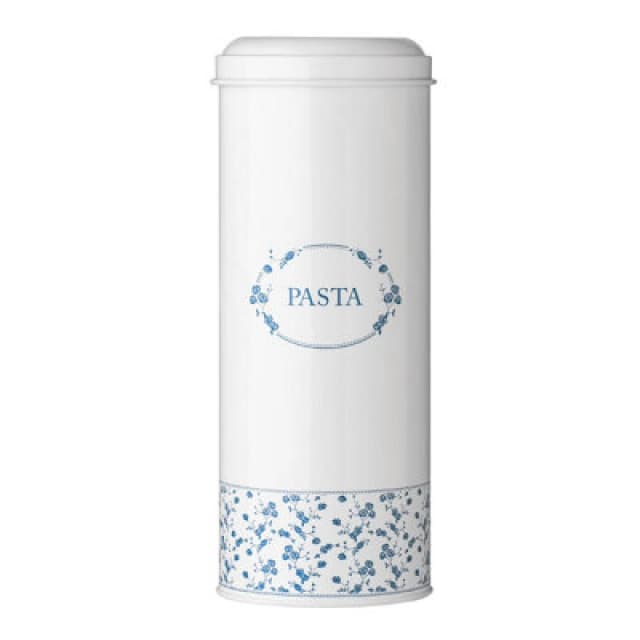 Premier Housewares Maison by Premier Blue Rose Pasta Canister White
