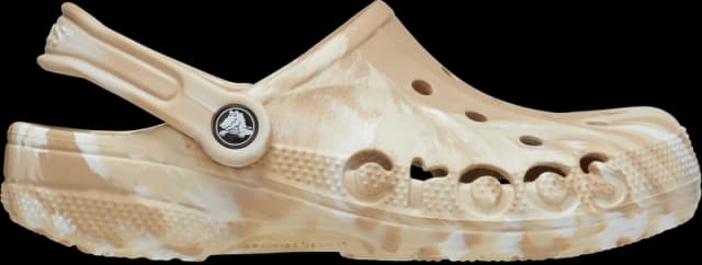 Crocs Unisex Baya Marbled Clogs Chai / Multi W8/M7