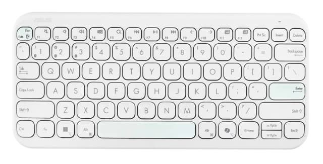 ASUS Marshmallow KW100 keyboard Home Bluetooth QWERTZ German White