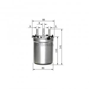 Fuel filter Bosch F 026 402 834