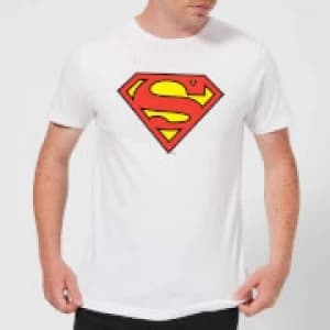 DC Originals Official Superman Shield Mens T-Shirt - White