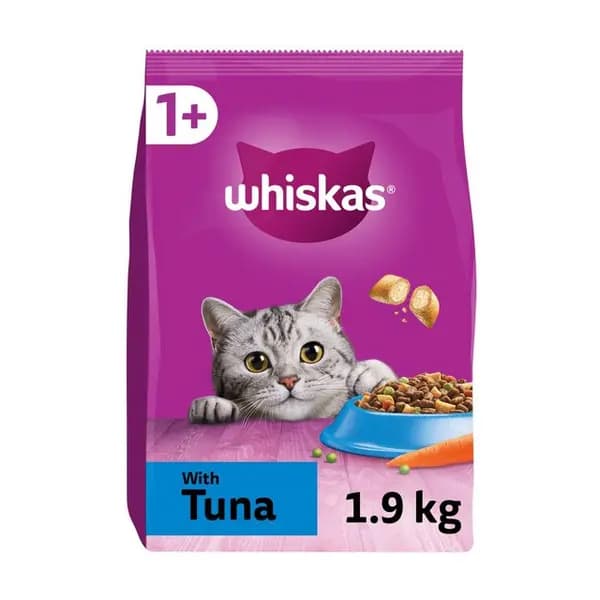 Whiskas 1+ Adult Tuna Cat Food 1.9kg