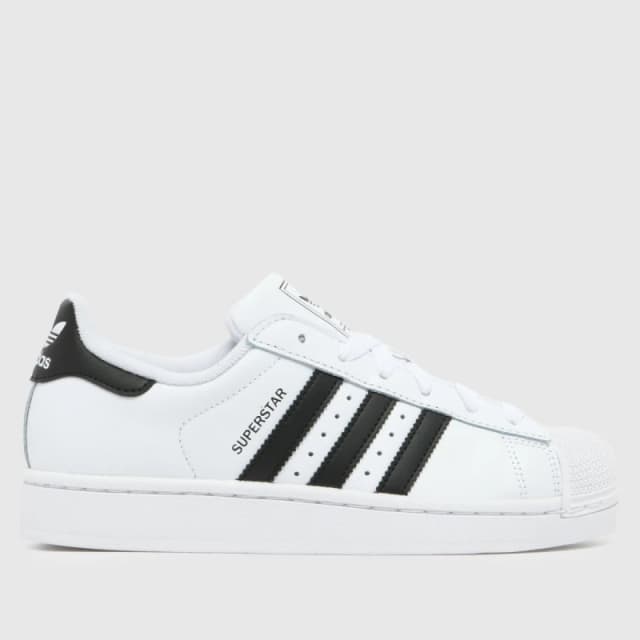 adidas Originals Unisex Kids Three-Stripes Cushioned Low-Top Trainers White/Black unisex 3 (35.5)