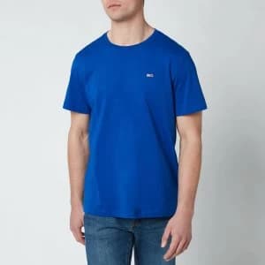 Tommy Jeans Mens Classic Logo T-Shirt - Cobalt - L