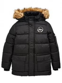 Hype Boys Explorer Parka - Black