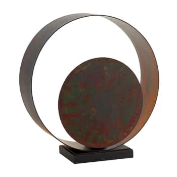 Messina Table Lamp Bronze Patina Finish & Dark Bronze Paint