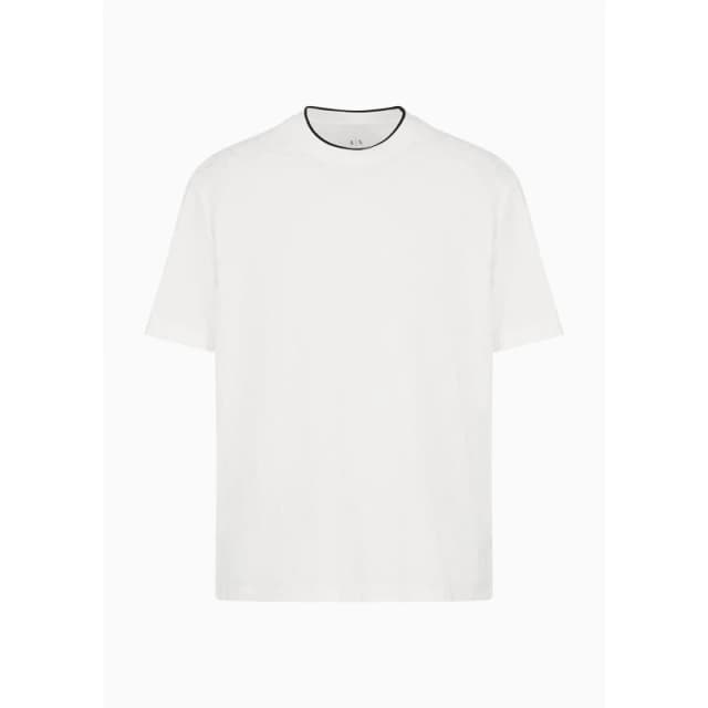 Armani Exchange Mens T-Shirt Regular Fit T-Shirts S White 52748801350