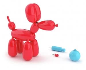 Squeakee The Balloon Dog
