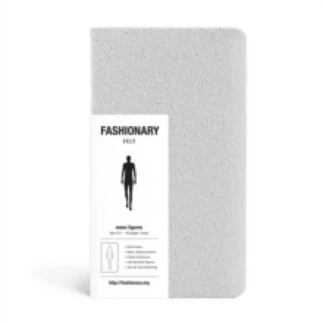 Fashionary Mini Felt Grey Mens Sketchbook A6 (Set of 3) Other printed item