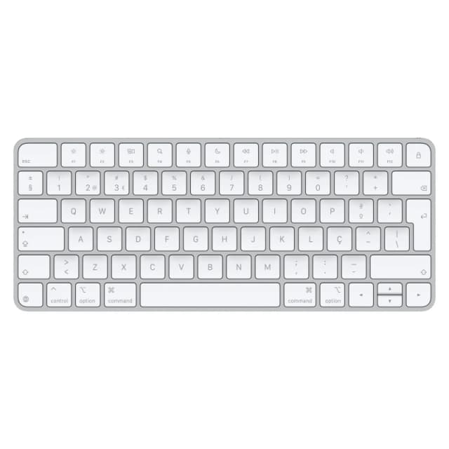 Apple Apple Magic keyboard Universal USB + Bluetooth QWERTY Portuguese White MXCL3PO/A