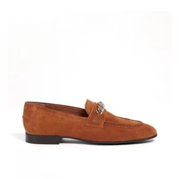 Reiss Lex Slip On Shoes - Tan