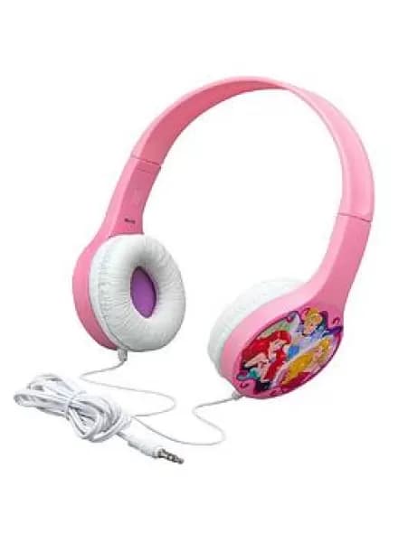 Disney Princess DP-AFKWH Adjustable Foldable Kids Wired Headphones
