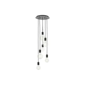 Endon Collection Lighting - Endon Studio Modern Industrial Cluster Pendant Matt Black