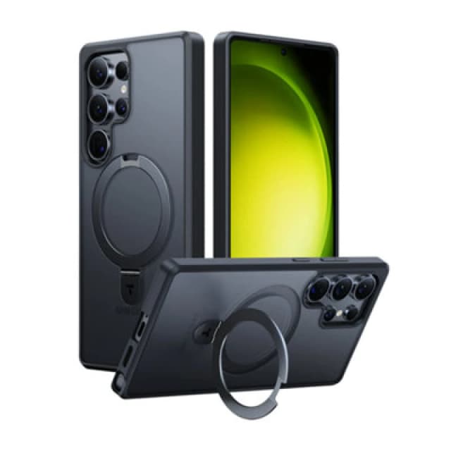 Torras Ostand Case For Samsung S25 Ultra Black