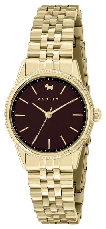 Radley RY4644 Gold Plated Purple Dial Bracelet Watch - W51469