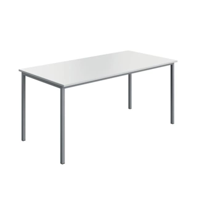 Serrion Rectangular Multipurpose Table 1600x800x730mm White/Silver KF800272